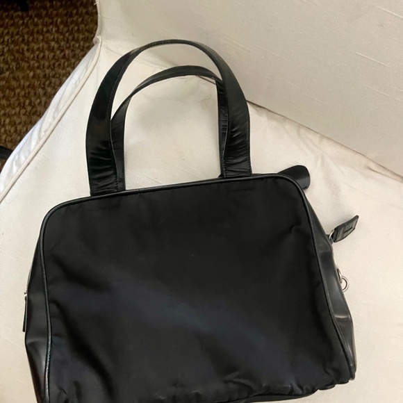 Prada Tessuto Nero Nylon + Leather Satchel Black + Authenticity Card + Dust bag - Picture 13 of 13
